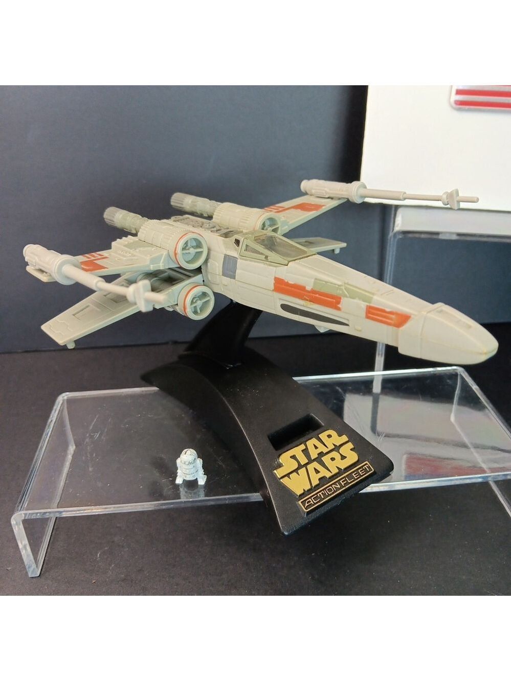 1995 Galoob Micro Machines Star Wars Action Fleet Luke's X-Wing With R2D2 VTG CN